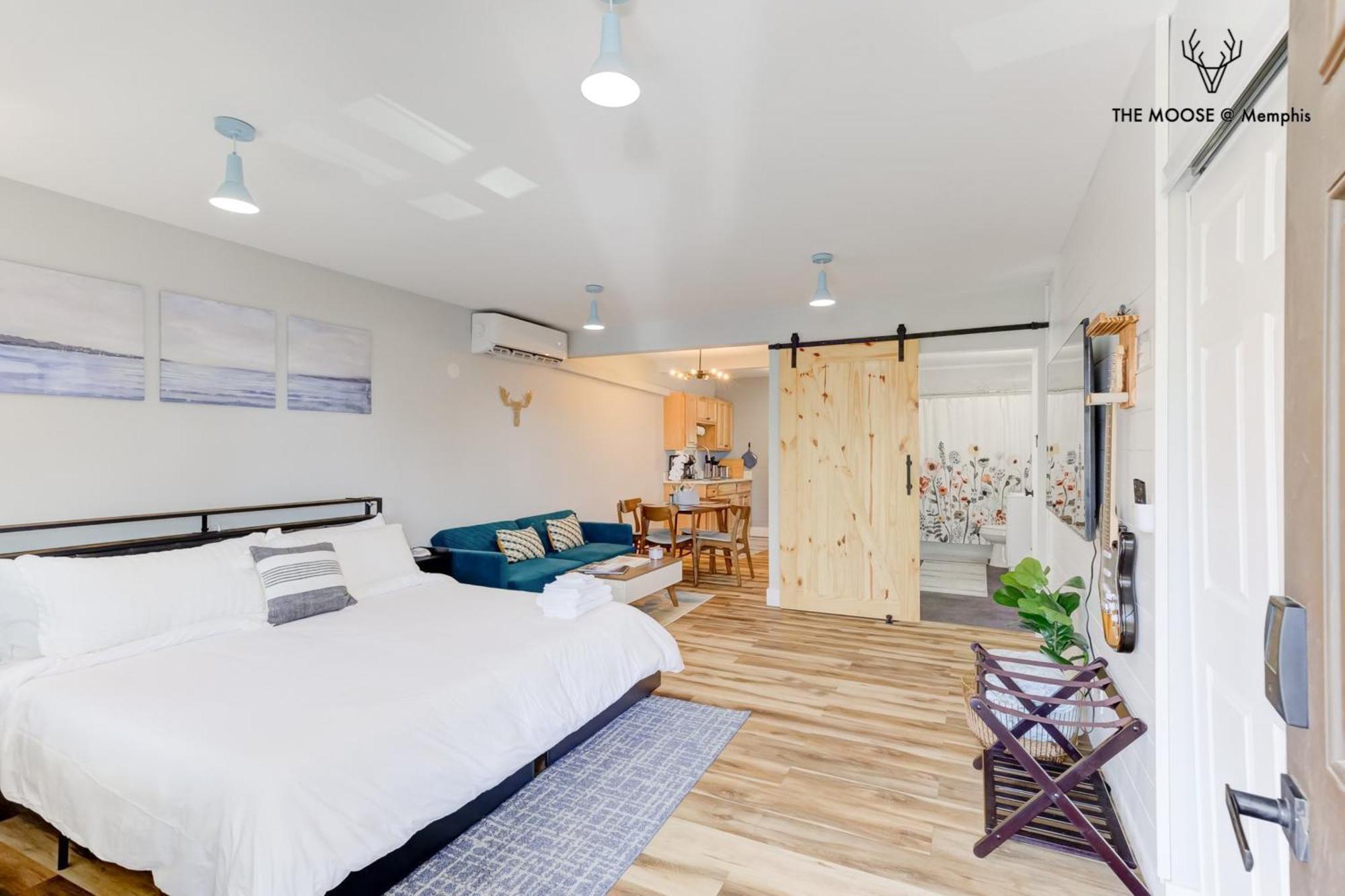 The Moose #11 - Luxe Modern Loft With King Bed, Free Parking & Wi-Fi Apartment Memphis Exterior photo