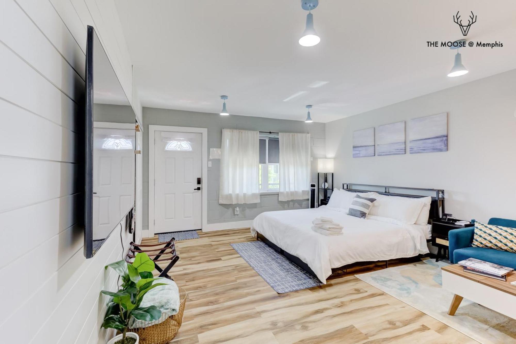 The Moose #11 - Luxe Modern Loft With King Bed, Free Parking & Wi-Fi Apartment Memphis Exterior photo